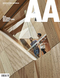 Architecture Australia September/October The Awards Issue Cover Story
